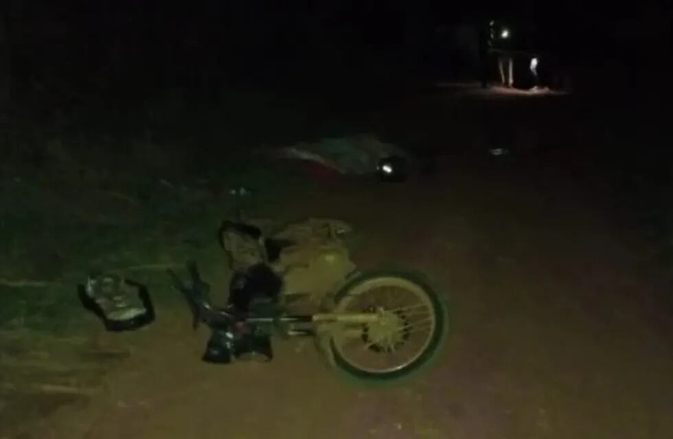 Un hombre falleció tras accidentarse con su motocicleta en 25 de Mayo.