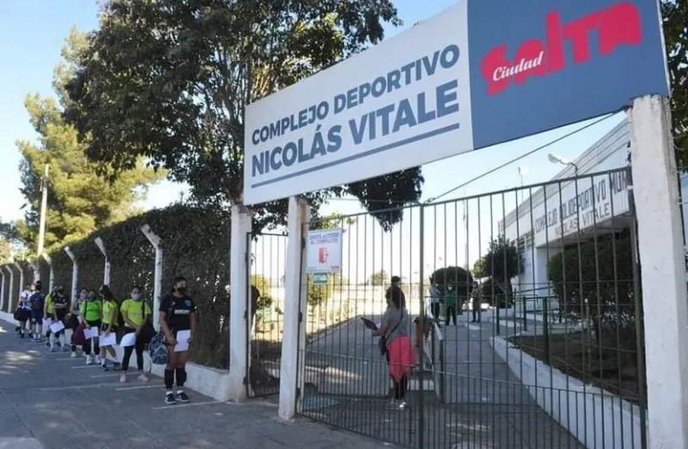 El Carlos Xamena y Nicolás Vitale retoman actividades deportivas (Facebook Complejo Deportivo Nicolás Vitale)