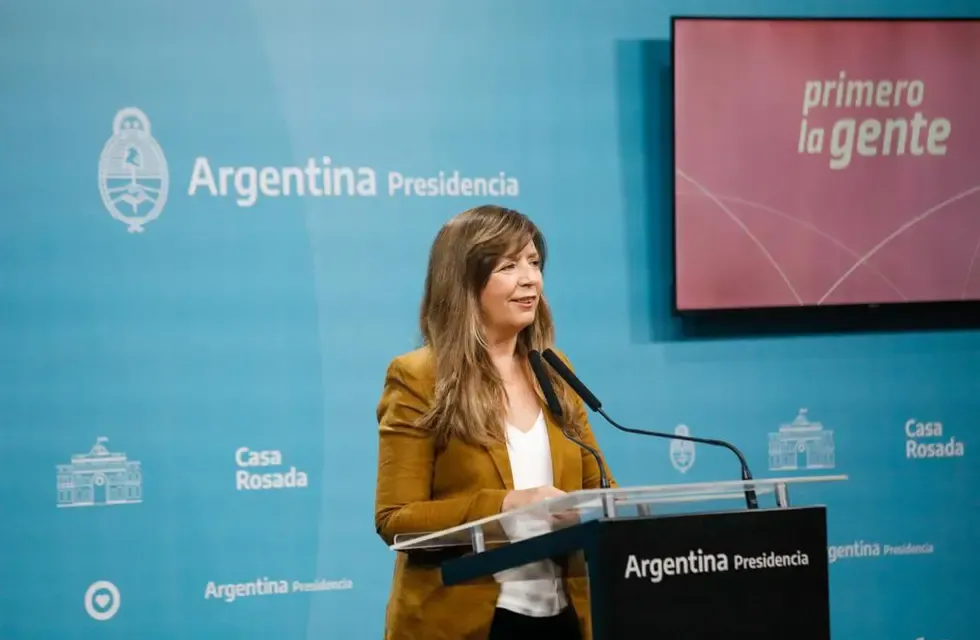 Gabriela Cerruti, portavoz presidencial. Foto: Prensa de Gobierno.