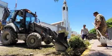 Temporal: la Armada colabora con Punta Alta y Bahía Blanca