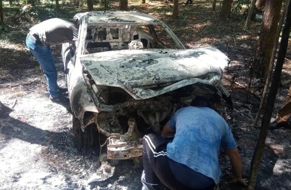Hallaron incinerado el auto desde el cual mataron al policía retirado de Misiones en Brasil