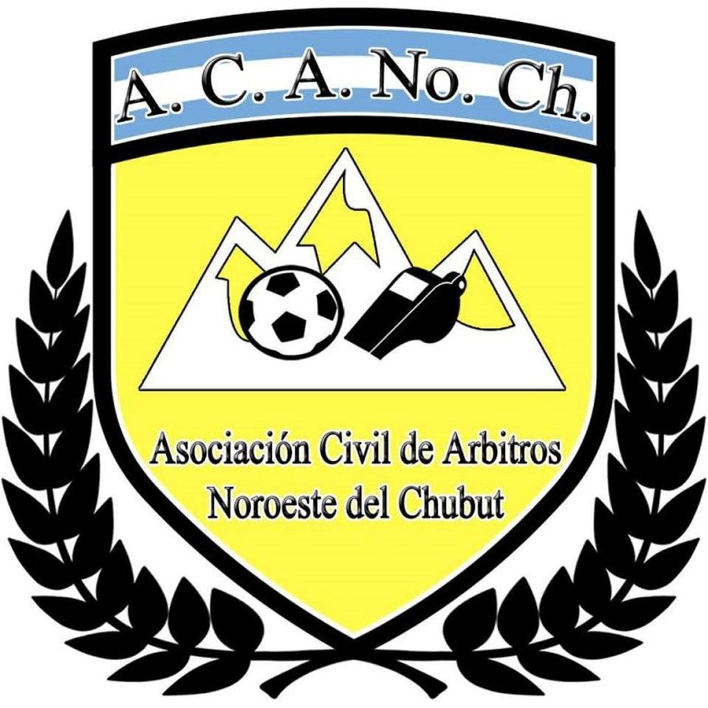 Logo oficial de la Asociación Civil de Árbitros Noroesre del Chubut .