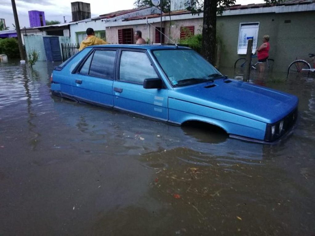 Inundación en Justiniano Posse.