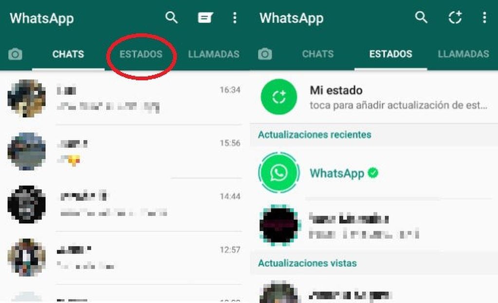 Estados WhatsApp.