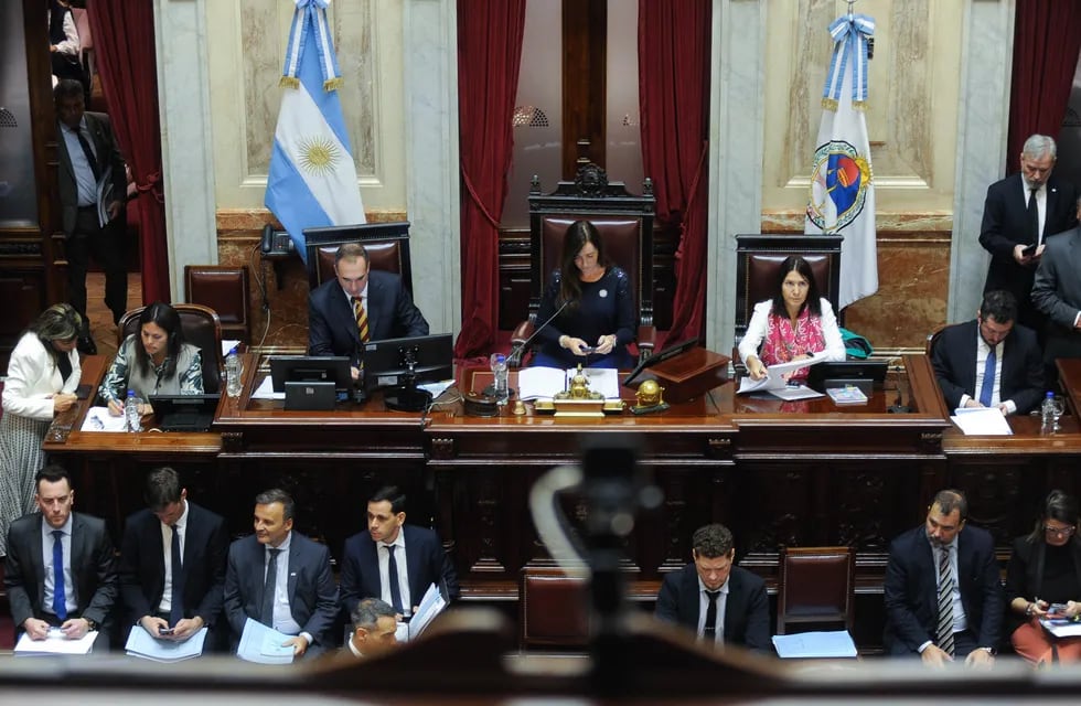 Milei confía en que el Senado aprobará la “ley bases” y le apunta a los gobernadores. Foto: Federico López Claro