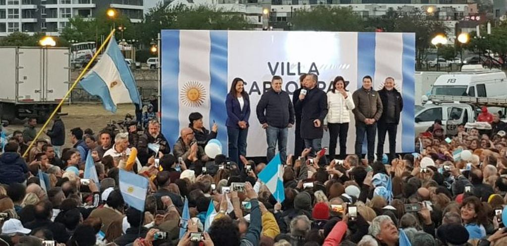 Mauricio Macri en Carlos Paz.