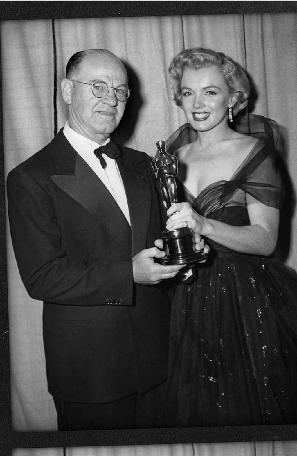 Marilyn Monroe en los Premios Oscar.