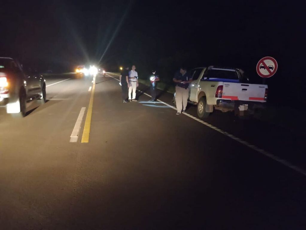 Cerro Azul: accidente vial dejó a dos motociclistas heridas.