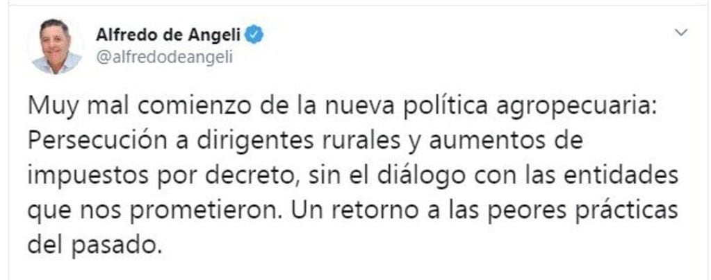 (Twitter: Alfredo De Angeli)