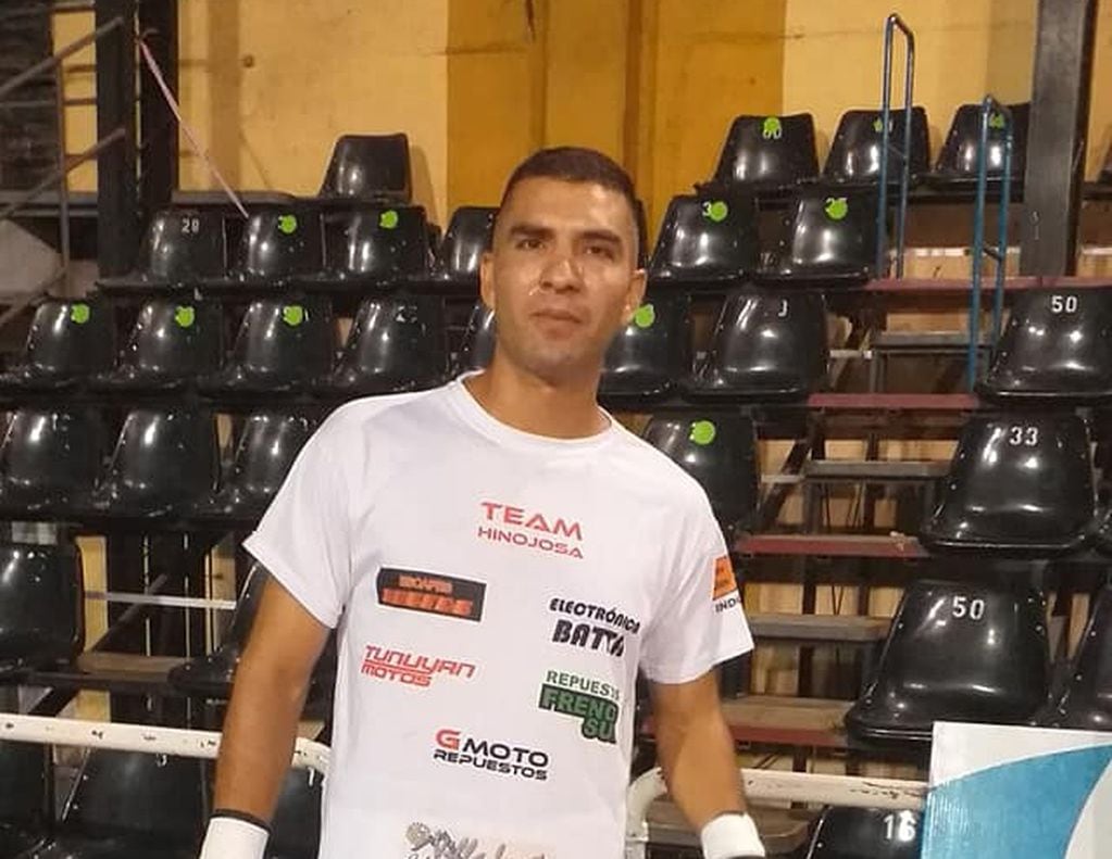 Maxi Hinojosa, boxeador de Tunuyán.