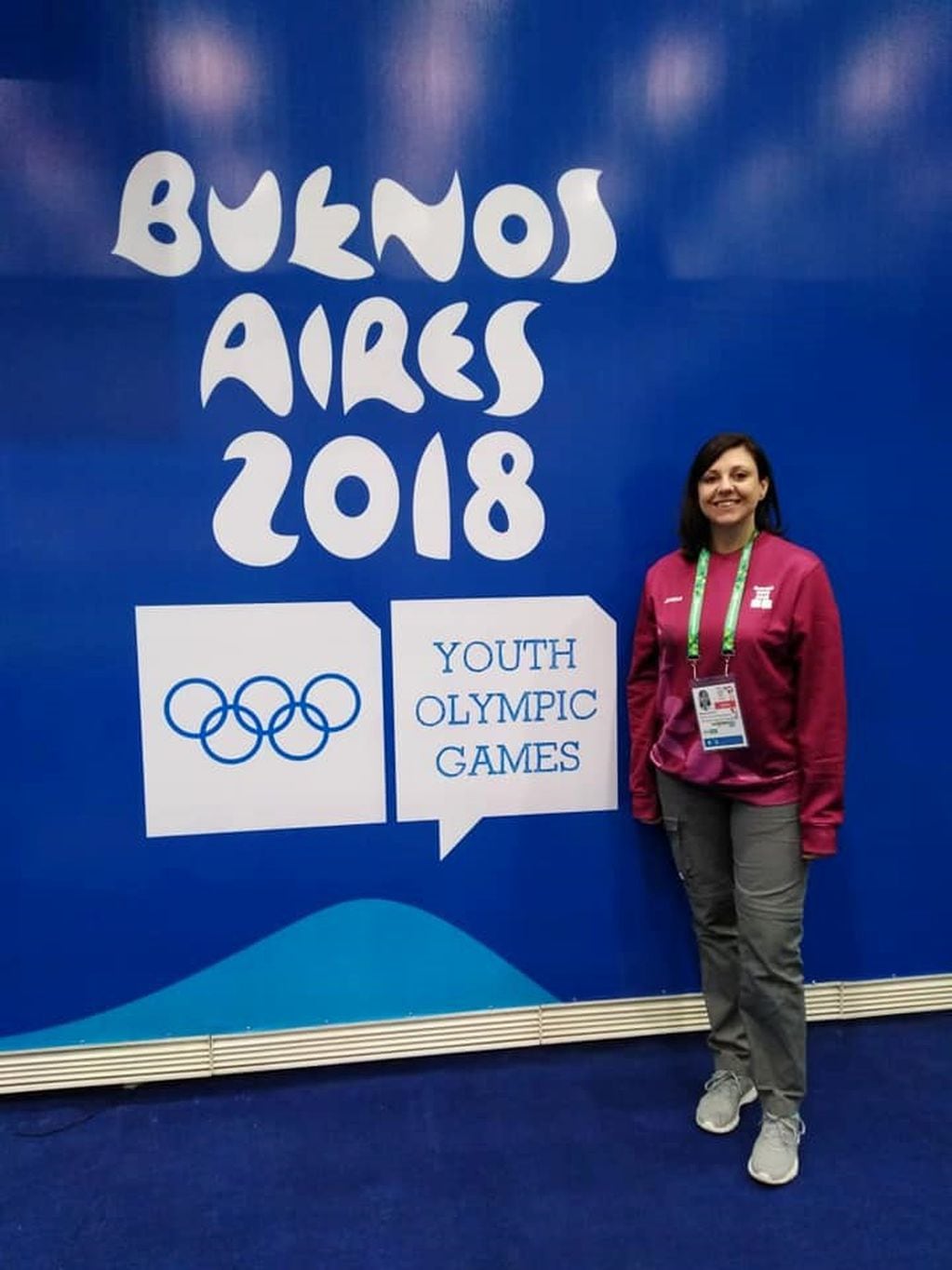 verónica zulpa en los juegos olímpicos de la juventud