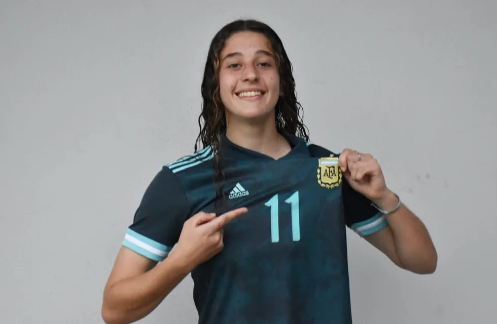 Margarita Giménez, en la Selección Argentina Sub 20.
