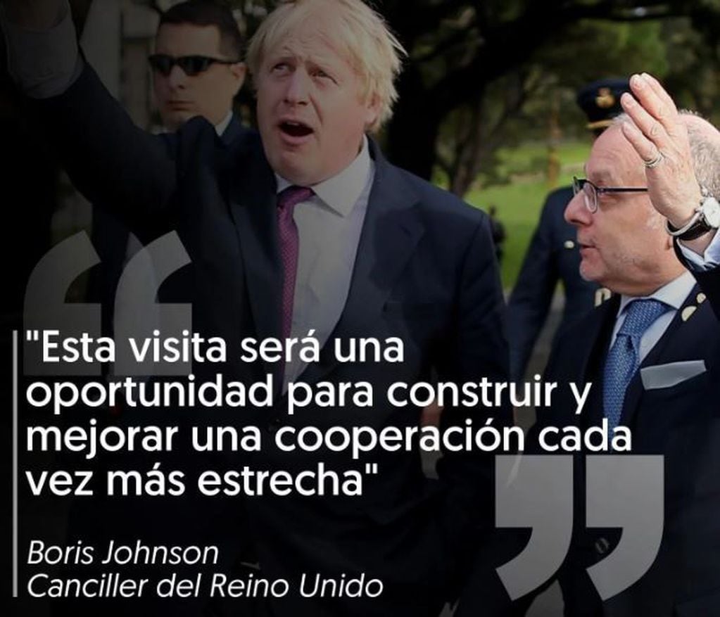 Johnson aclaró los cambios en la relación con la Argentina