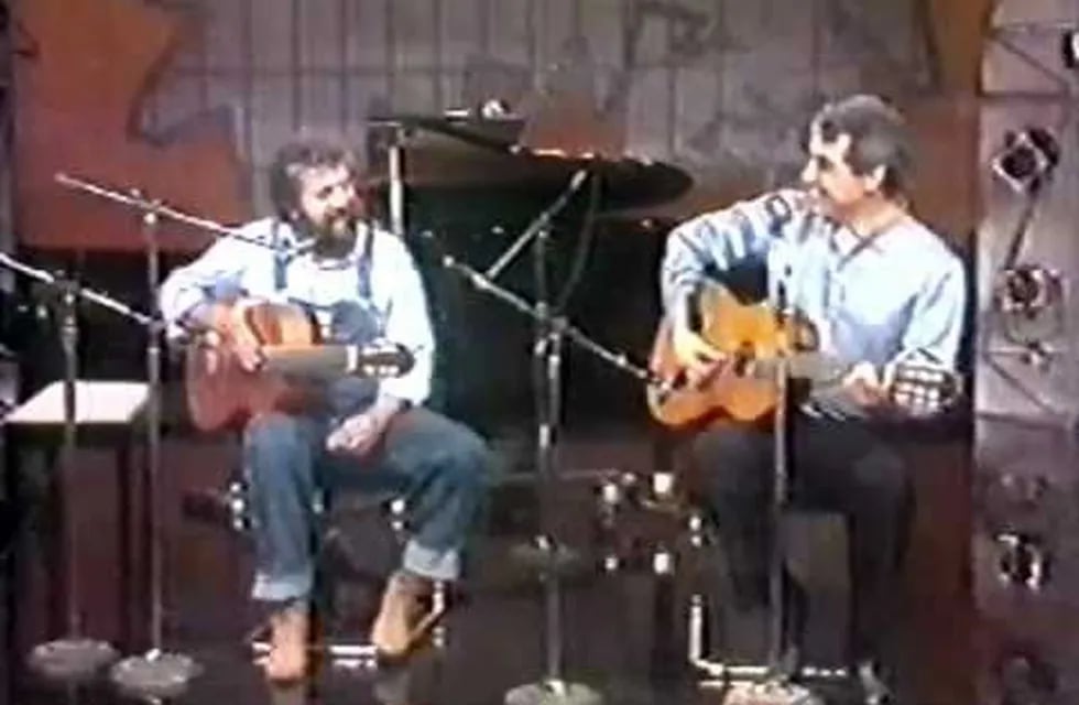 Alberto Cortez junto a Facundo Cabral