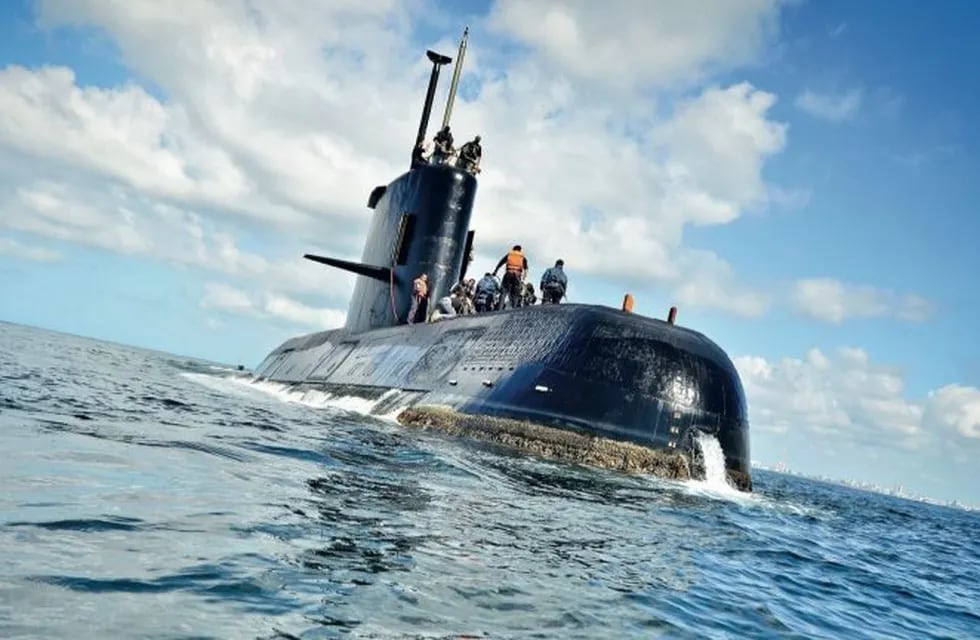 El submarino ARA San Juan. (Web)