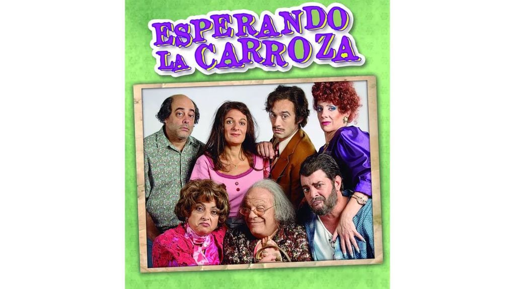 Flyer de la obra de teatro de "Esperando la Carroza"