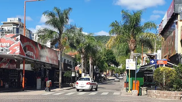 Centro de Villa Carlos Paz, otoño 2021.