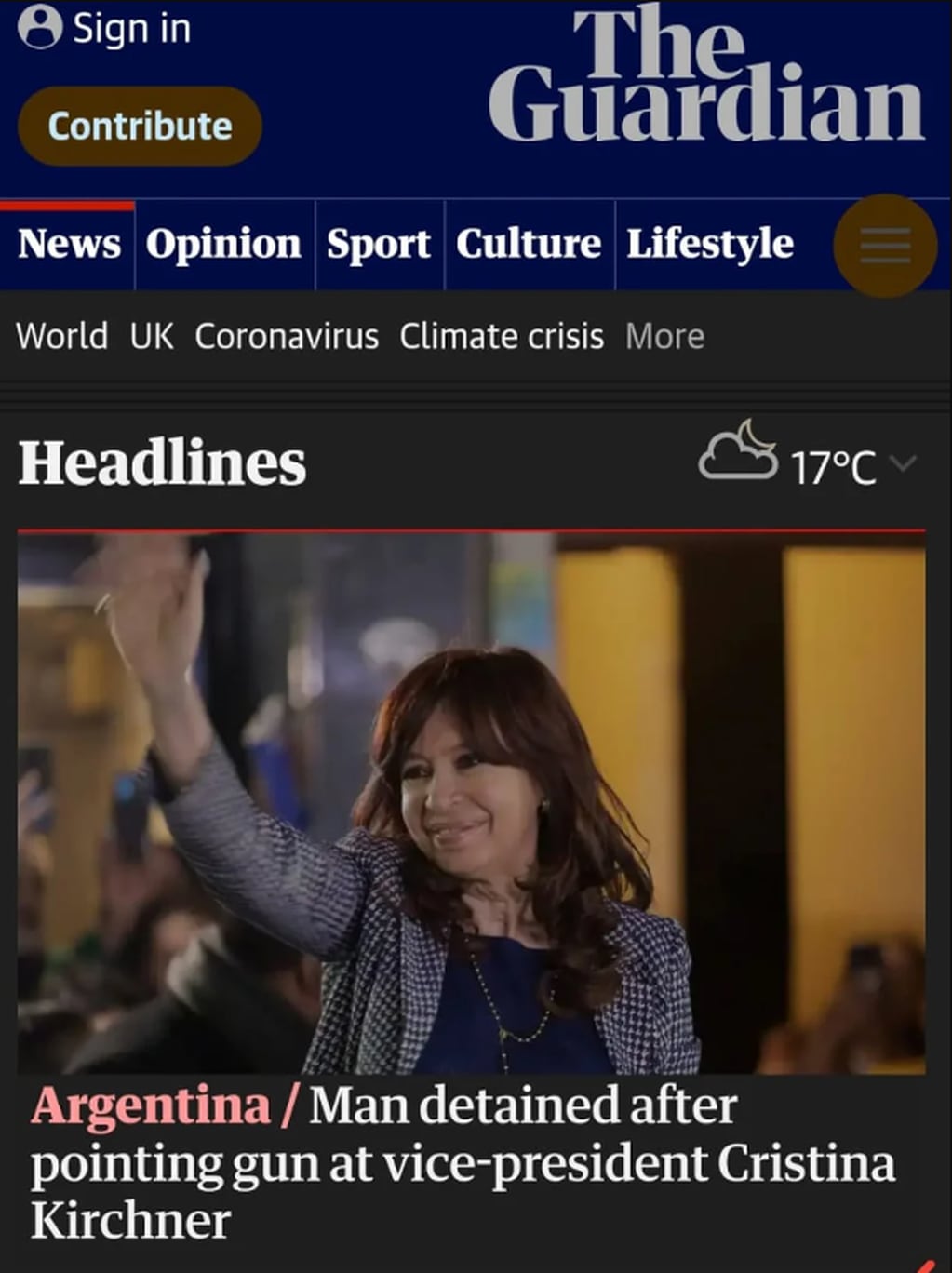 Qué dijeron los medios del mundo tras el ataque a Cristina Kirchner.