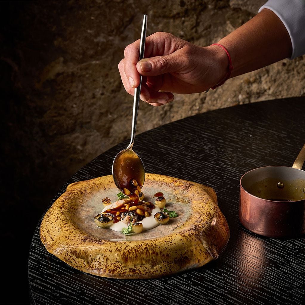 Sepionet, un plato que remite al mar y a lo mediterráneo.