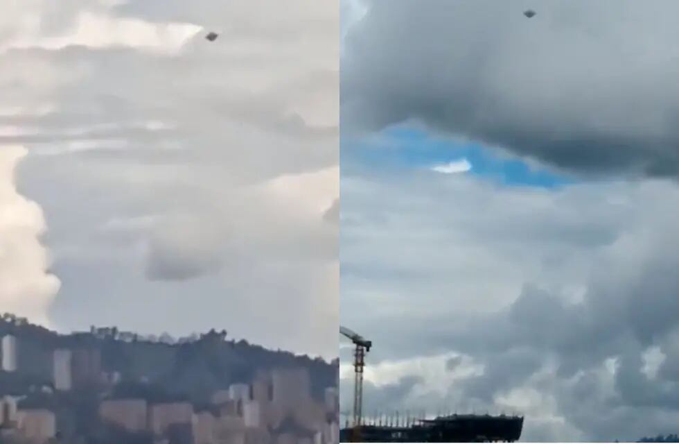 Filmaron un OVNI en el cielo de Medellín y generó debate en las redes sociales. / Foto: captura de video