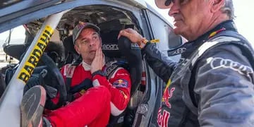 Loeb y Sainz, los protagonistas en la batalla por el título en el Dakar 2024.
