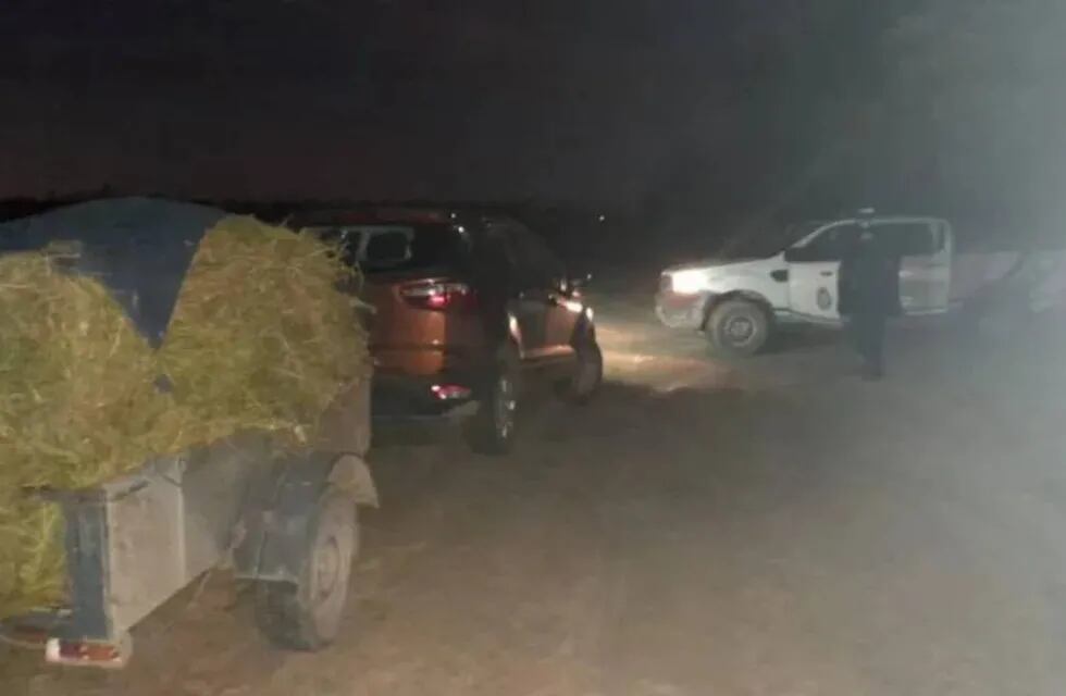 Un hombre robó alfalfa de un campo ajeno y le confesó el robo a la Policía.