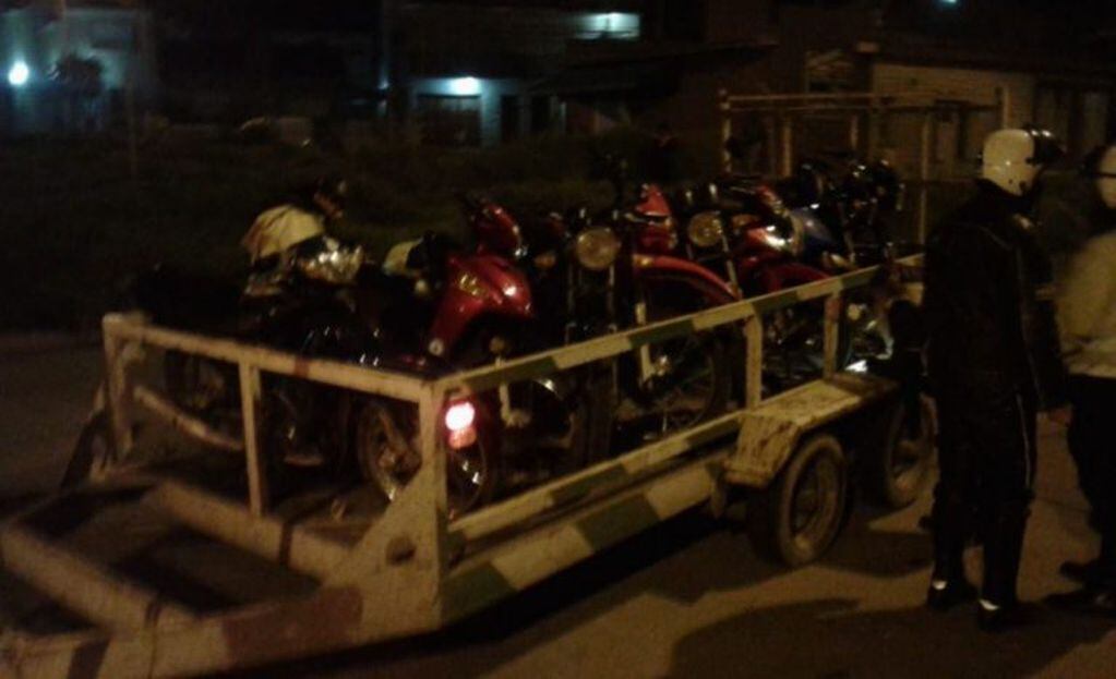 Secuestro de motos por picada en Mar del Plata.