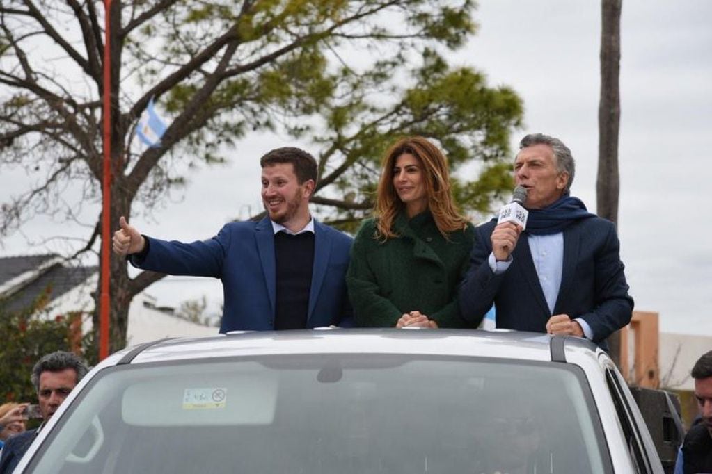 El presidente Mauricio Macri anunció una visita a Reconquista como parte de la campaña de Juntos por el Cambio. (@fangelini)