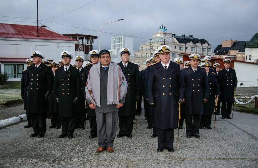 El vicegobernador de Tierra del Fuego, Juan Carlos Arcando, asistió a la ceremonia
