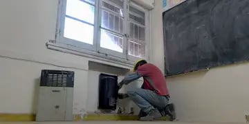 Calefacción en escuelas del Gran Mendoza