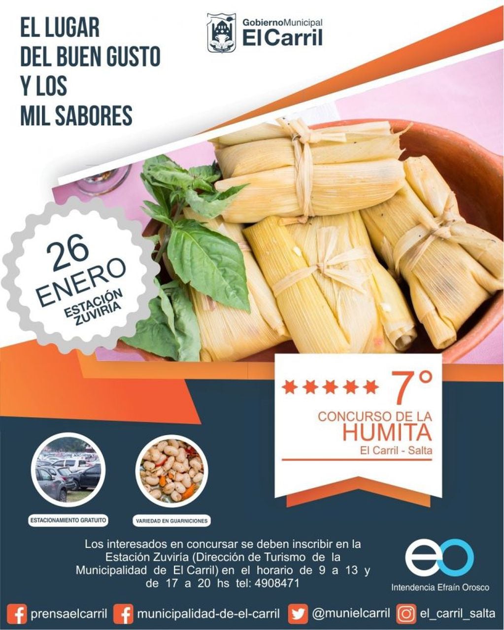 7º Concurso de la Humita y talleres especiales de cocina en El Carril (Facebook Gasiuk Victor, Prensa El Carril)