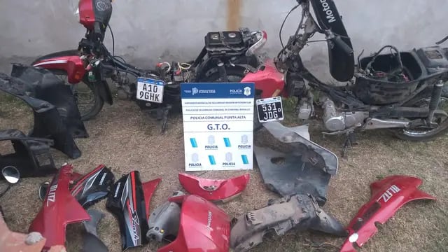 Motos robadas en Punta Alta