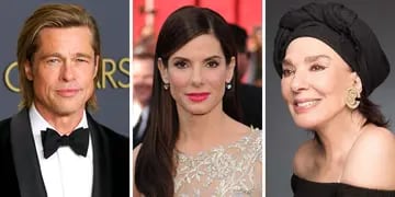 Brad Pitt, Sandra Bullock y Graciela Borges