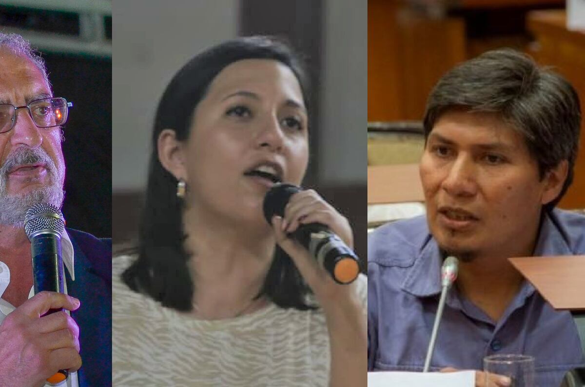 Gustavo Bouhid del Frente Cambia Jujuy, Leila Chaher del Frente de Todos y Alejandro Vilca del Frente de Izquierda y de los Trabajadores Unidad, los principales candidatos en Jujuy.