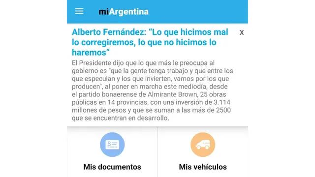Reverso Mi App Argentina Alberto Fernández