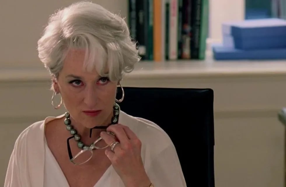 Meryl Streep en "El diablo viste a la moda".