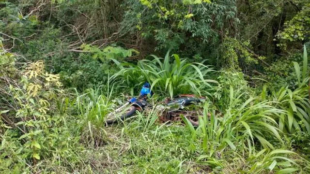 Motocicleta abandonada entre malezas fue secuestrada en Oberá