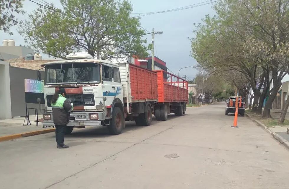 Multas a camiones que transitaban por las calles de Rafaela en lugares no permitidos