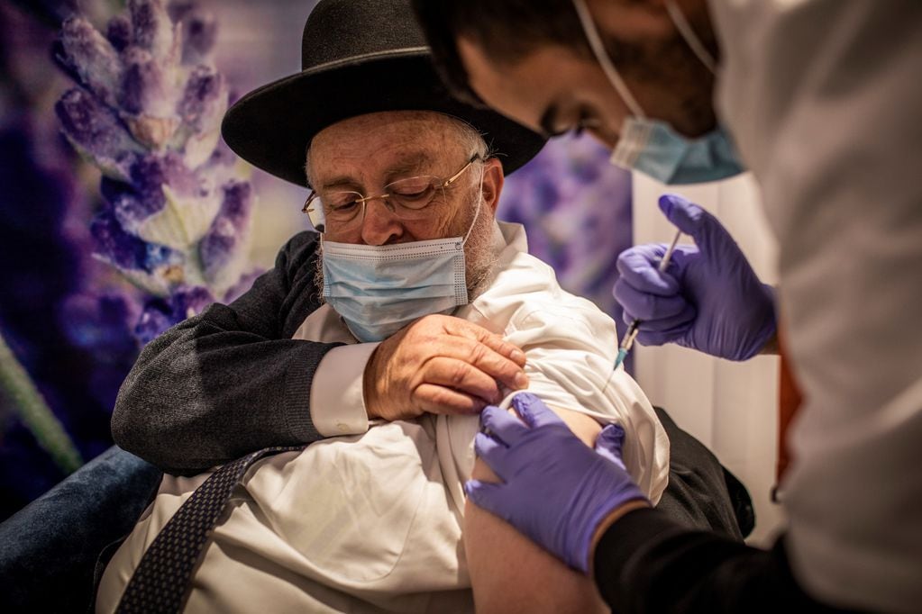 Vacunación en Israel. (Archivo)