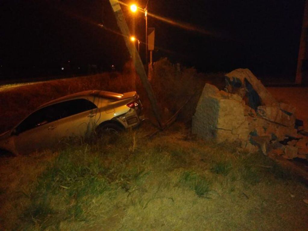 Accidente sobre ruta 5 km 29, entre Alta Gracia y Anisacate.