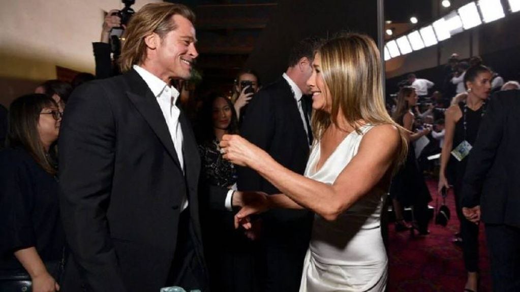 Jennifer Aniston y Brad Pitt, en los Premios del Sindicato de Actores en enero de 2020.