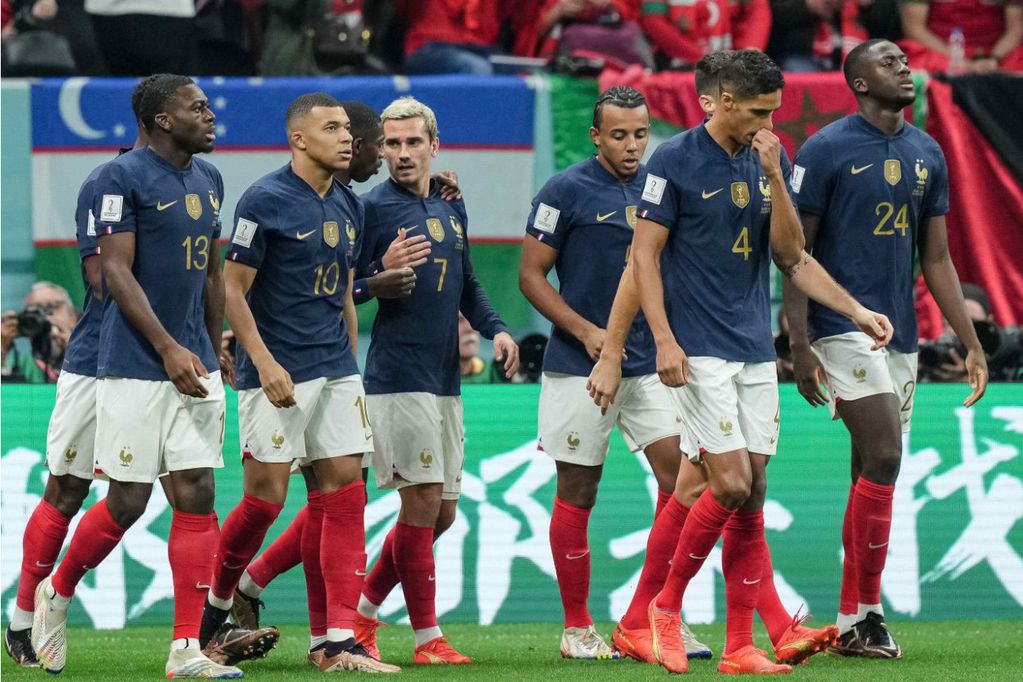 14 de los 26 jugadores de Francia tienen sus orígenes en África. Foto: Prensa Francia.