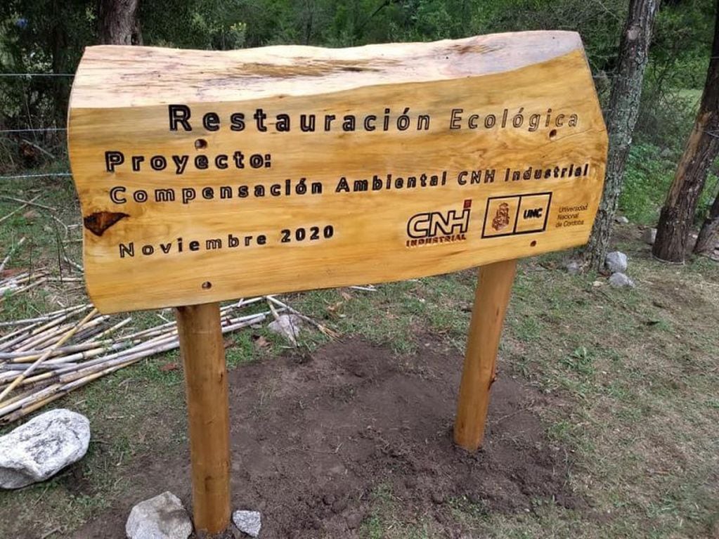 Proyecto de "Restauración Ecológica" en Valle Hermoso. (Foto: Facebook / Municipalidad de Valle Hermoso).