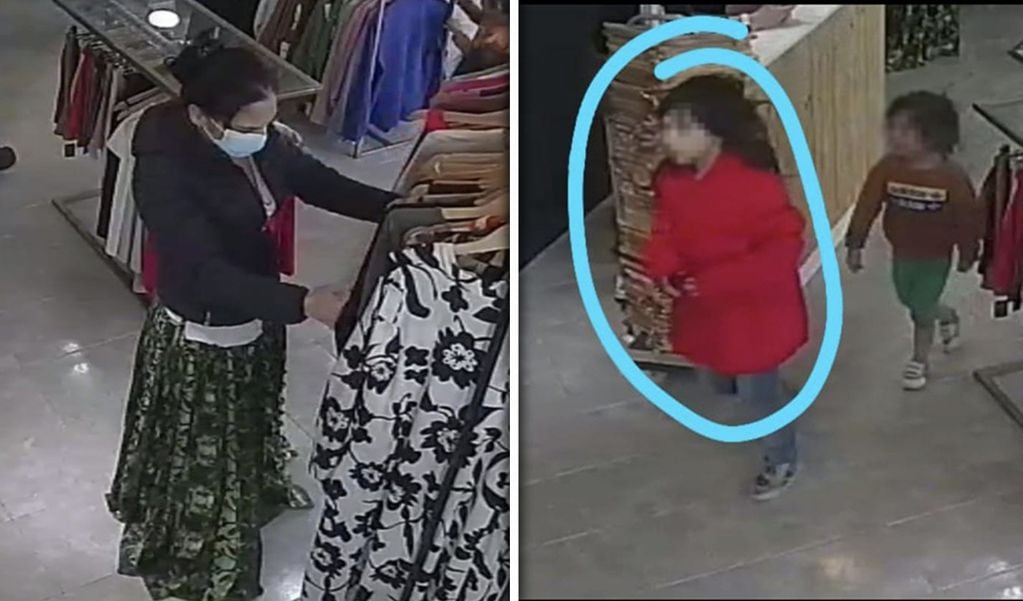 Una madre usó a sus hijos para robar $70.000 en un local de ropa.