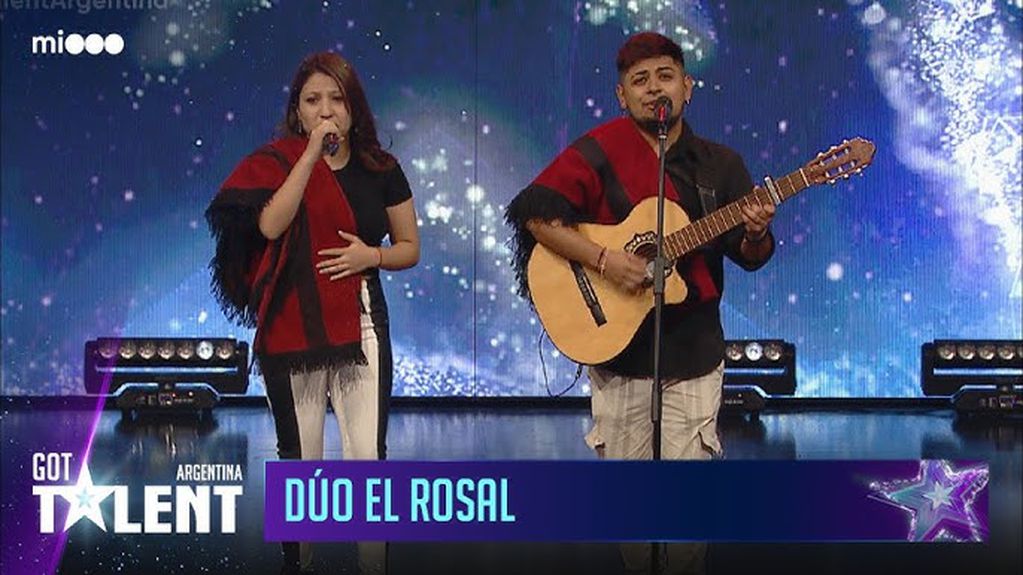 El dúo salteño El Rosal volvió a cantar en Got Talent Argentina.