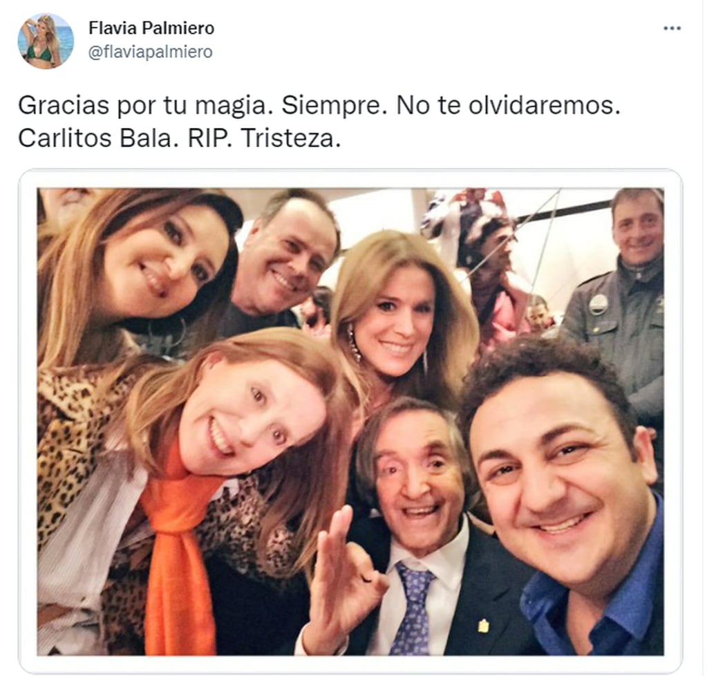 El adiós de las celebridades a Carlitos Balá.