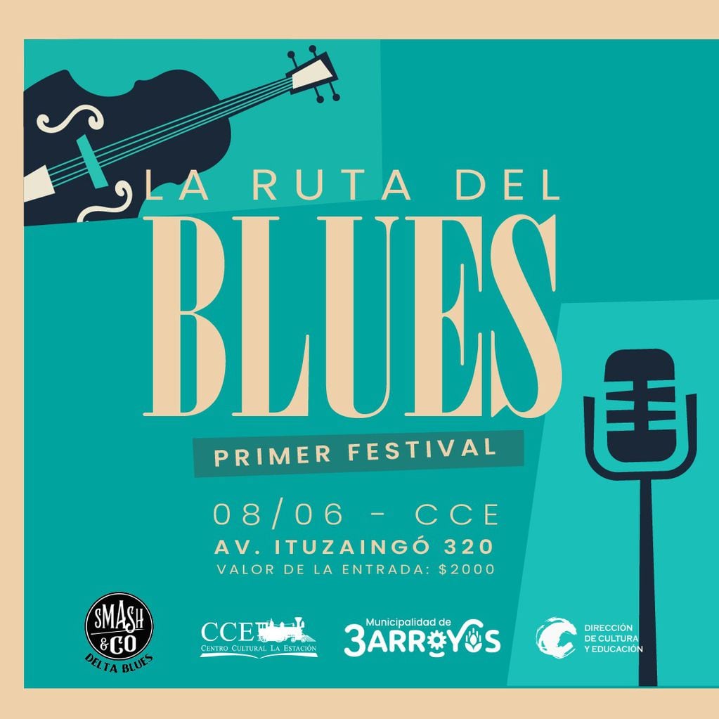 primer festival de Blues en Tres Arroyos