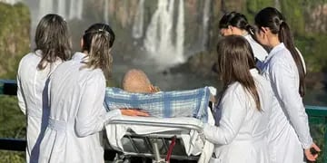 Paciente oncológico cumplió su sueño de visitar las Cataratas del Iguazú