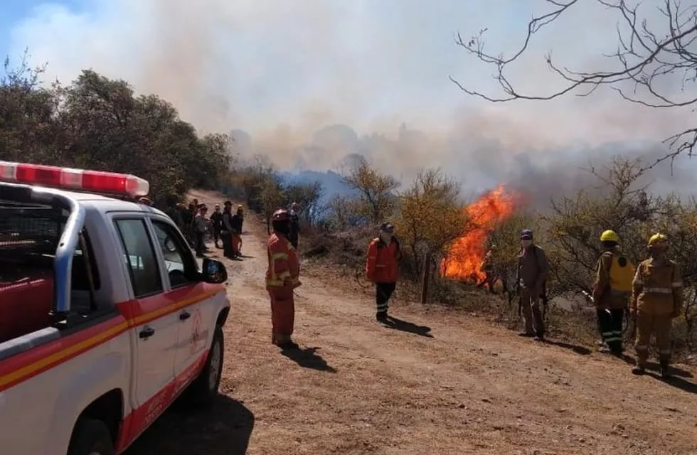 Incendios forestales en diferentes regiones de la provincia de Córdoba. (Foto: Gobierno de Córdoba).