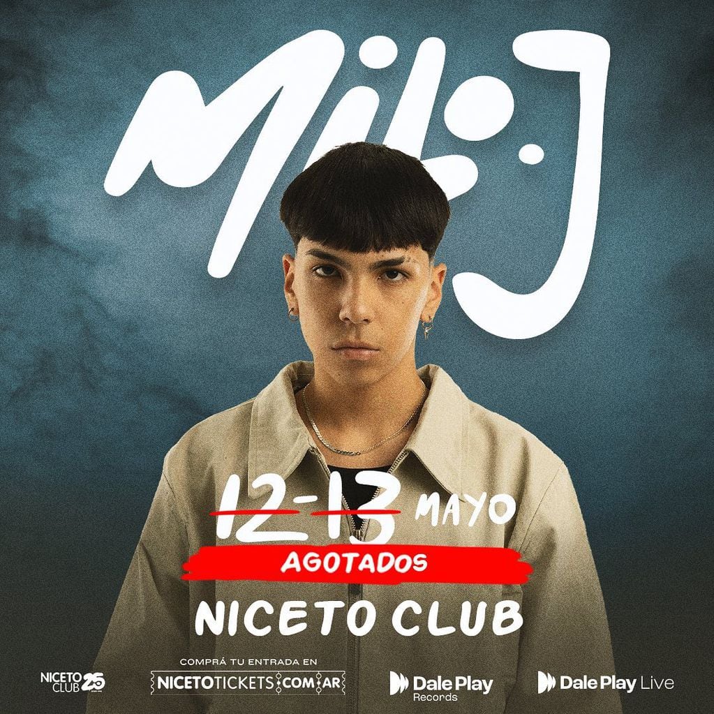 Milo J anunció su primer show solista en Niceto Club cómo y cuándo se